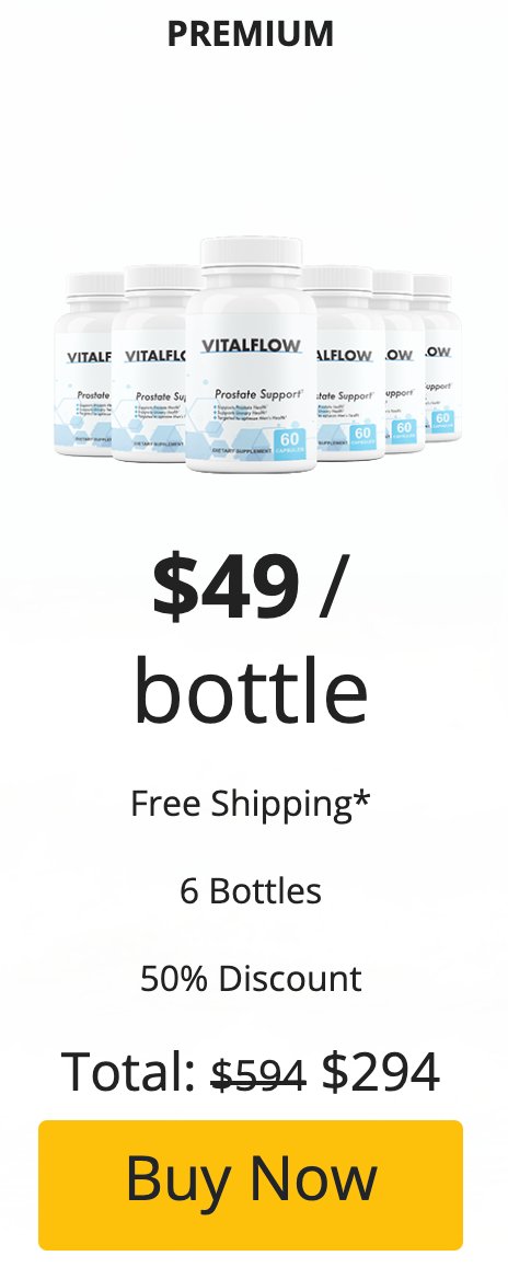 Vital Flow - 6 Bottles